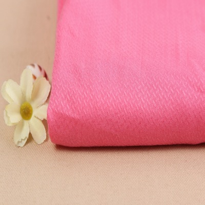 60支人棉梭织提花小人字 女装春夏服装衬衫面料 加工订色热销