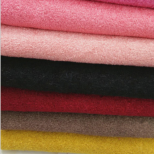 超细纤维 全涤短纤蚂蚁布面料 小毛圈 优质单面起绒