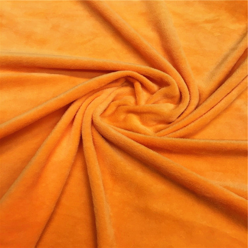 现货批发仿超柔布料 全涤银狐绒面料230-240克 短毛绒毛高1毫米