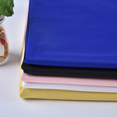 厂家直销50D全涤双面布 春夏休闲服装平板布 T恤针织面料定制批发