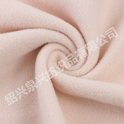 双刷单摇摇粒绒现货 全涤摇粒绒 低弹150D/144F双面摇粒绒面料