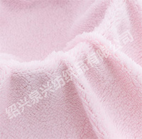 針織面料_素色單面舒棉絨 衛衣服裝毛絨玩具針織面料 長毛珊瑚絨布 