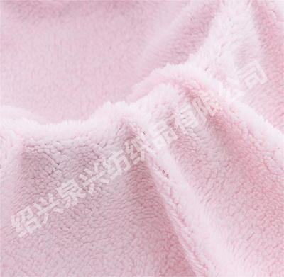 针织面料_素色单面舒棉绒 卫衣服装毛绒玩具针织面料 长毛珊瑚绒布 