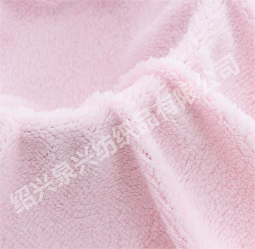 针织面料_素色单面舒棉绒 卫衣服装毛绒玩具针织面料 长毛珊瑚绒布 