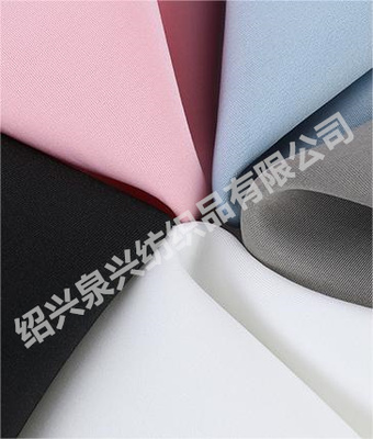 厂家供应加厚涤氨空气层针织面料现货 全涤夹丝空气层价格